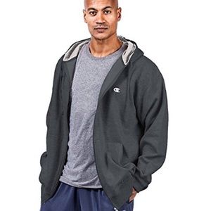 Champion Zip Up Charcoal Hoodie